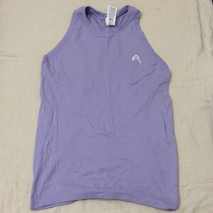 Oner Go To Seamless Fitted High Neck Tank Top | Wisteria Purple | Sz Large